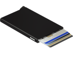 Porte-cartes en aluminium Cardprotector – Secrid, noir, avec les cartes sorties