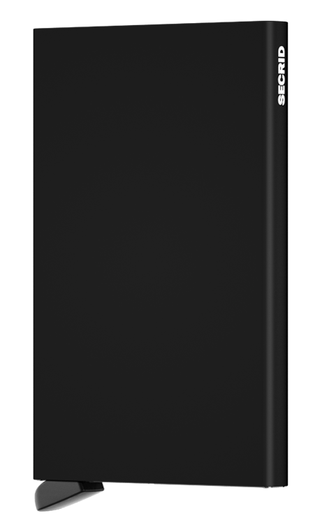 Porte-cartes en aluminium Cardprotector – Secrid, noir, vue de face
