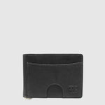 Porte-cartes et billets Hunt RFID en cuir — Noir