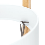 Porte-parapluies Bellwood Umbra – Blanc et naturel – autre vue