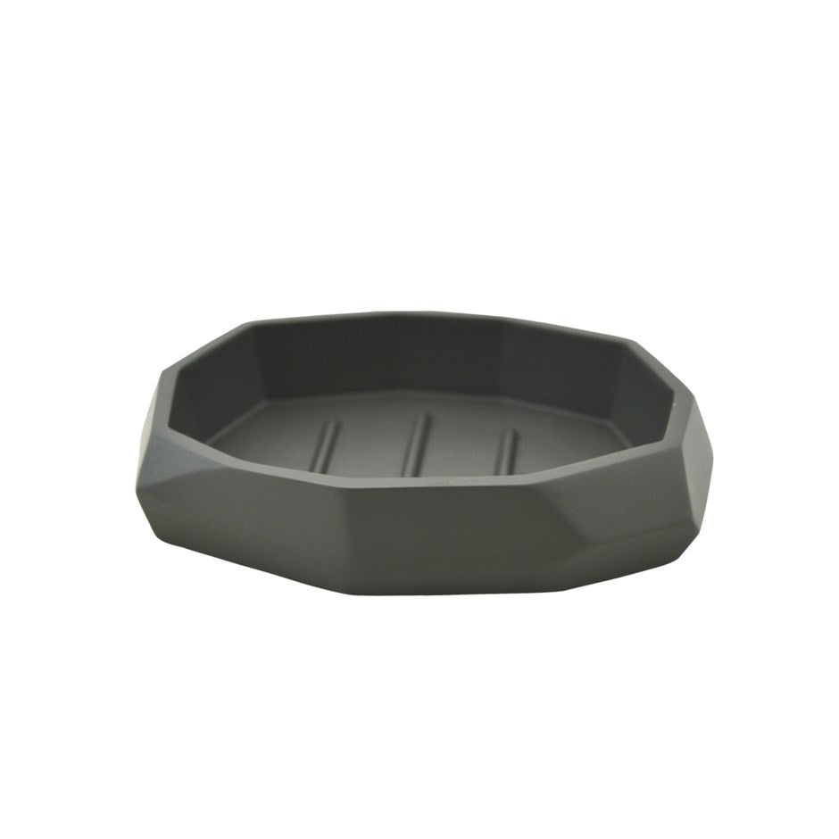 Porte-savon gris
