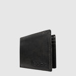 Portefeuille Hunt en cuir pour homme — Noir