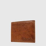 Portefeuille Hunt en cuir pour homme — tan, vue extérieure
