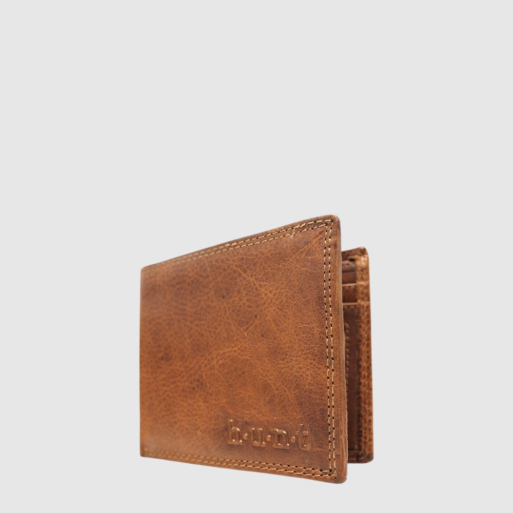 Portefeuille Hunt en cuir pour homme — Tan