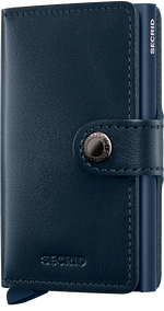 Portefeuille Miniwallet Original – Secrid, bleu marine, vue de face
