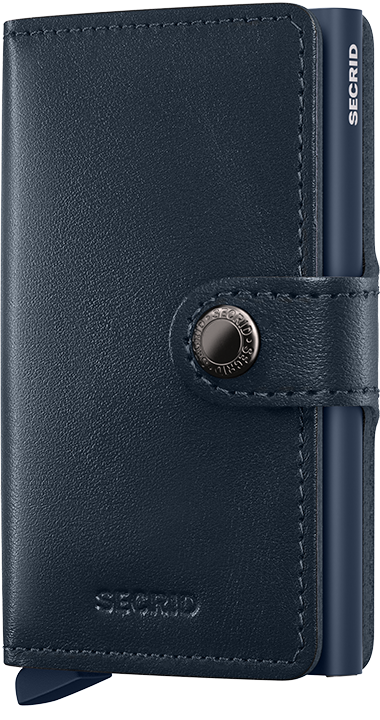 Portefeuille Miniwallet Original – Secrid, bleu marine, vue de face