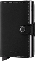 Portefeuille Miniwallet Original – Secrid, noir, vue de face