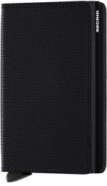 Portefeuille Slimwallet Crisple – Secrid, noir, vue de face
