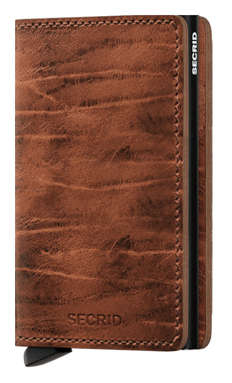 Portefeuille Slimwallet Dutch Martin – Secrid, whisky, vue de face