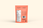 Verso du sachet Mélange à boisson sans sucre – Pêche Fuzzy acidulée – 96 g Poudrélicieux : préparation, ingrédients et valeur nutritive