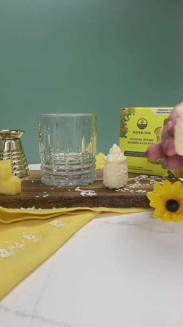Bombes à cocktail Rhum Ananas & Noix de coco Poseidn