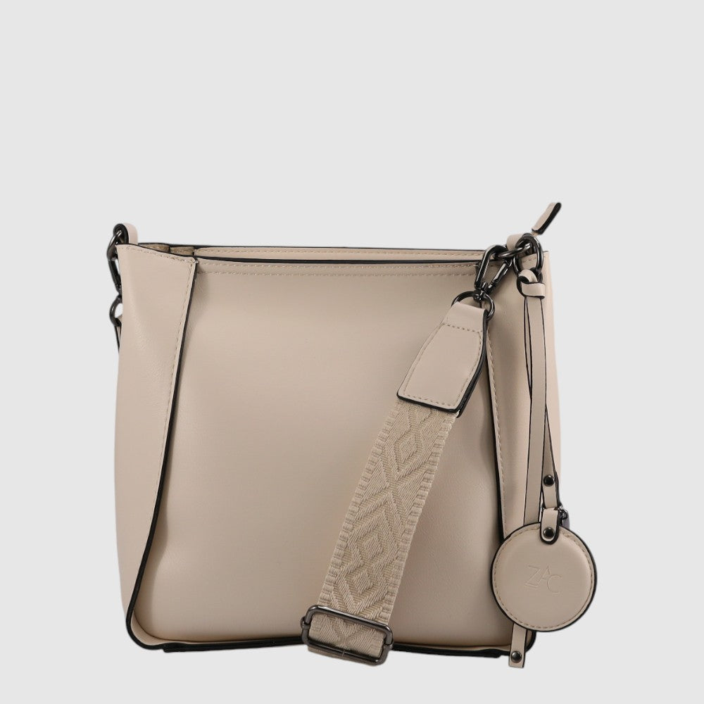 Sac à bandoulière Virginie ZAC en cuir végane – Vue 2