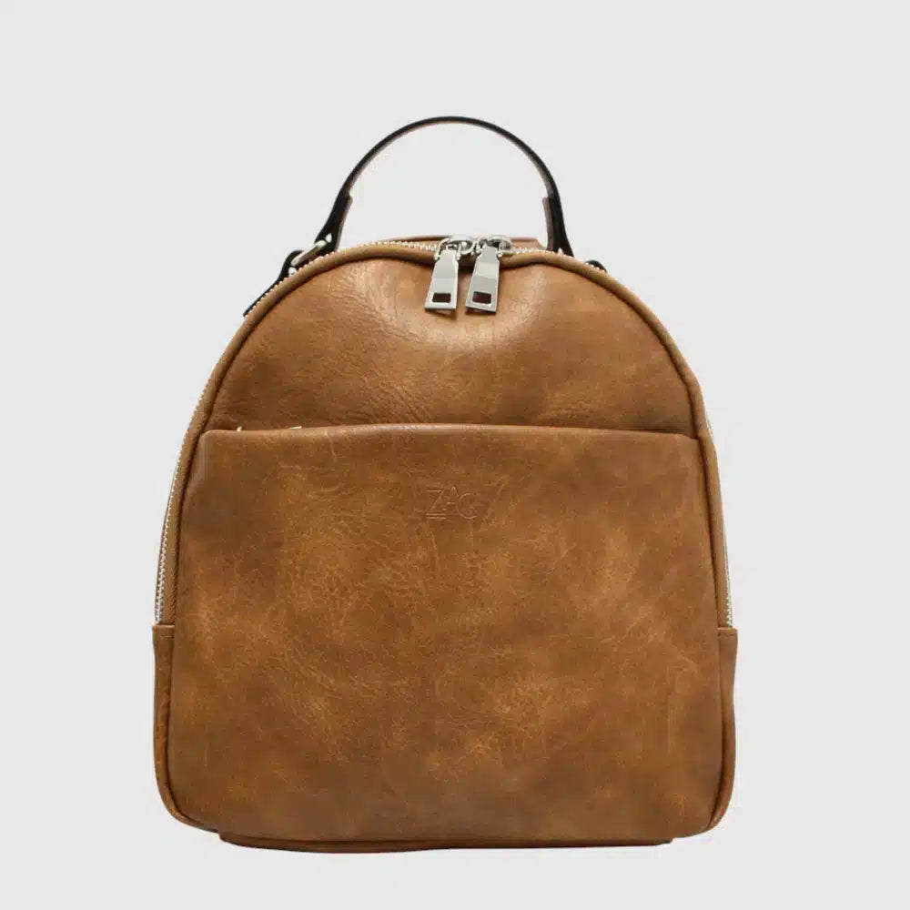 Sac à dos convertible Jenna ZAC en cuir végane – Vue 2