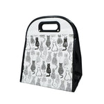 Sac à lunch Chats noirs et blancs