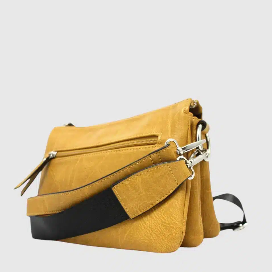 Sac à main ZAC en cuir végane – Trois compartiments – Vue 4