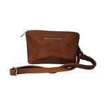 Sac Annie en cuir cognac avec sa bandoulière et sa boucle de réglage