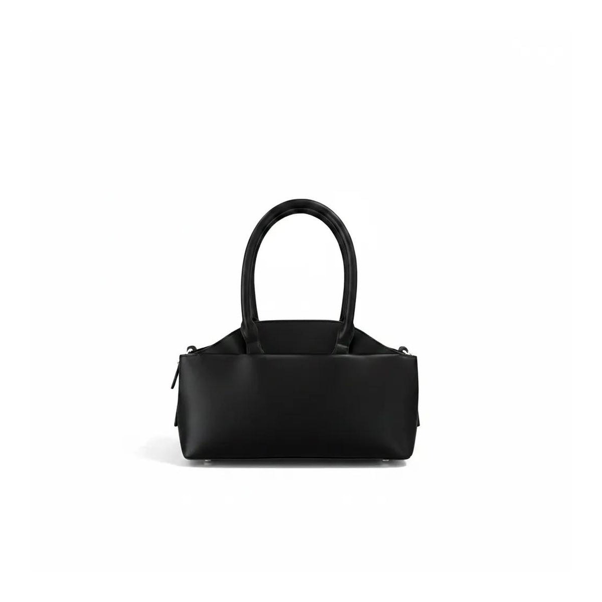 Sac à main Audrey en cuir noir, vue du produit
