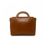 Sac Clarence en cuir cognac, vue du produit