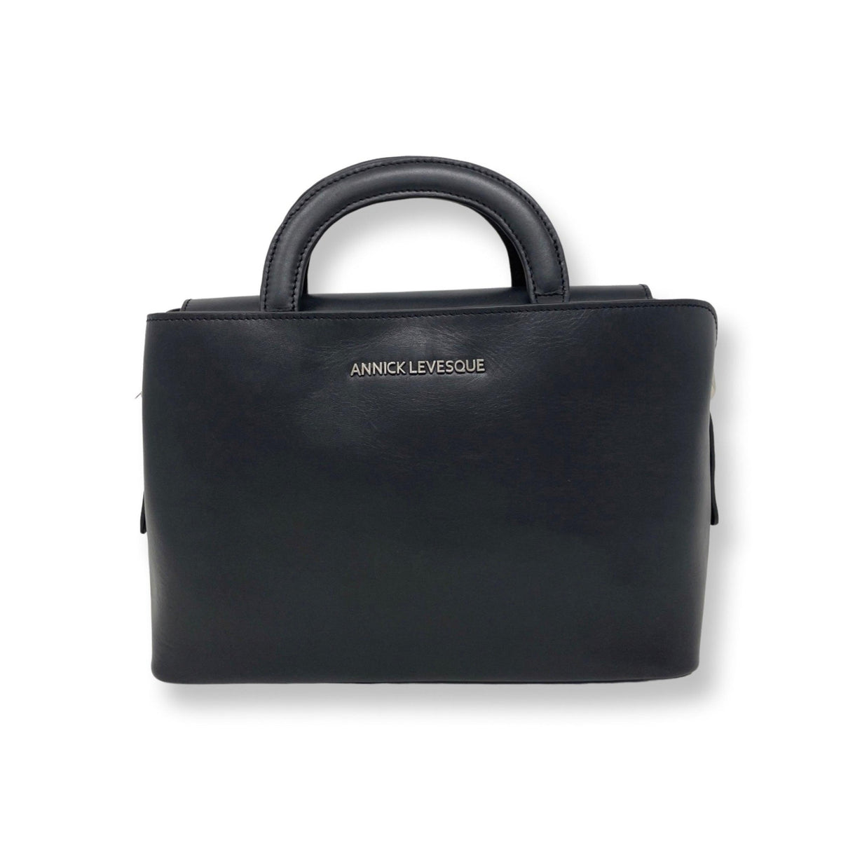 Sac Clarence moyen en cuir noir, vue du produit