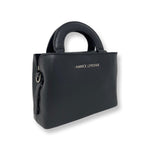 Sac Clarence en cuir noir, vue du produit