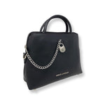 Sac à main Miranda en cuir noir, vue du produit