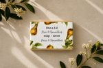 Savon en barre – Poire & osmanthus – 128 g de Dot & Lil – présentation du produit
