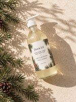 Savon liquide mains et corps – Sapin & genévrier – 473 ml de Dot & Lil – présentation du produit