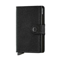 Portefeuille Miniwallet Crisple Secrid noir, vue de face