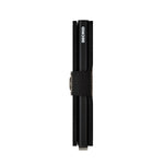 Portefeuille Miniwallet Crisple Secrid noir, vue de profil