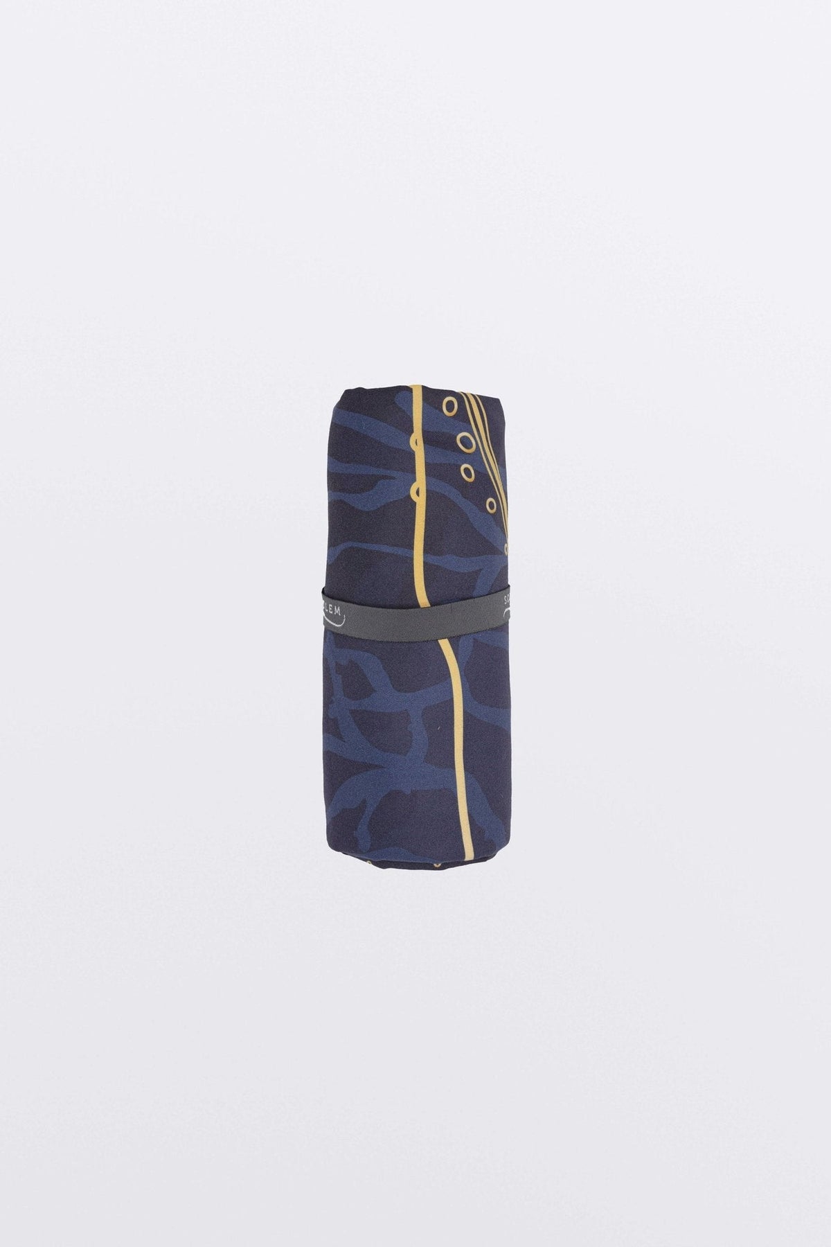 Serviette de plage Solem Chic marine XL, serviette pliée