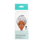 Serviette réversible Relaxus Twist & Dry 2 en 1 – gris clair, emballage