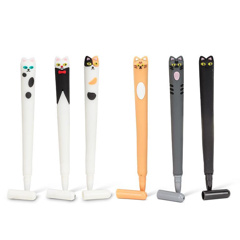 Stylo fantaisie à chat amusant Abbott — modèles assortis, vendus à l’unité