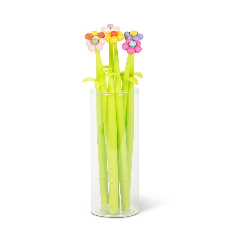 Stylo fantaisie à fleur Abbott — modèles assortis, vendus à l’unité