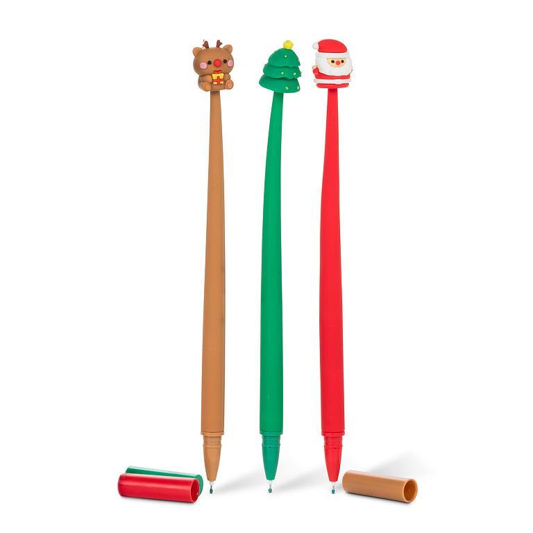 Stylo fantaisie de Noël Abbott — modèles assortis, vendus à l’unité
