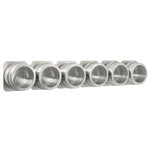 Support à épices Trudeau en inox avec six pots magnétiques
