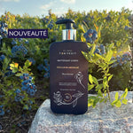 Nettoyant corps Douceur Absolue présenté dans une bleuetière — Ta peau, ton fruit