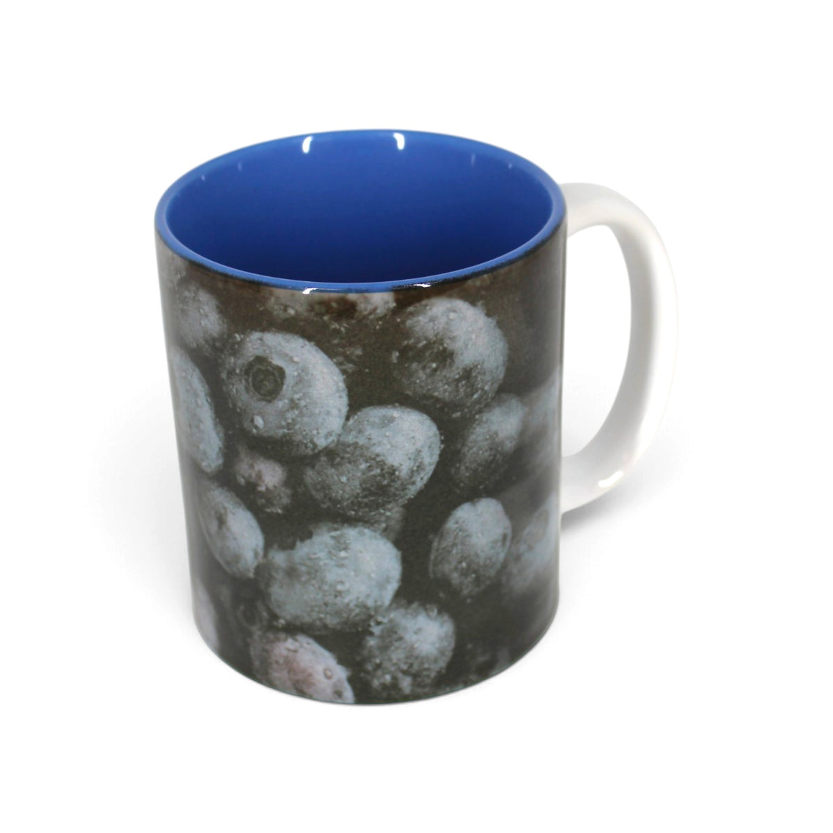 Tasse Bleuets et logo du Lac-Saint-Jean – Photographie de bleuets