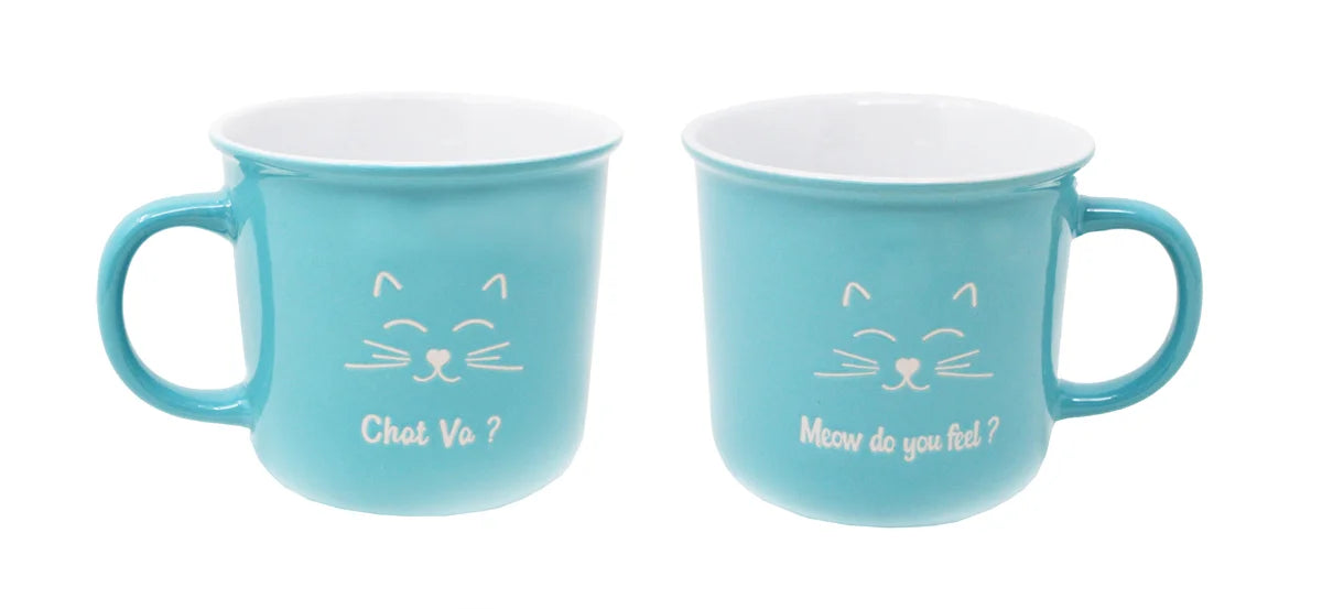 Tasse Chat va / Meow – 400 ml
