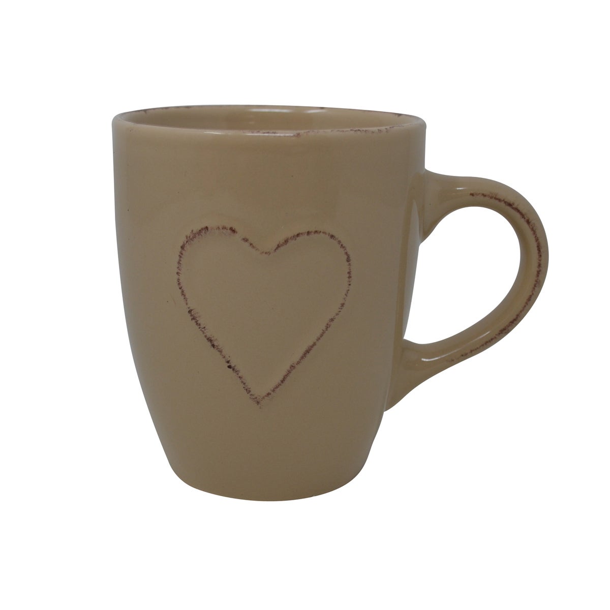 Tasse Cœur 330 ml – beige – vue du produit
