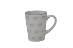 Tasse Cœurs blanc cassé – 340 ml