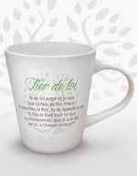 Tasse Earth Angel « Fier de toi » ornée d’un message en français.