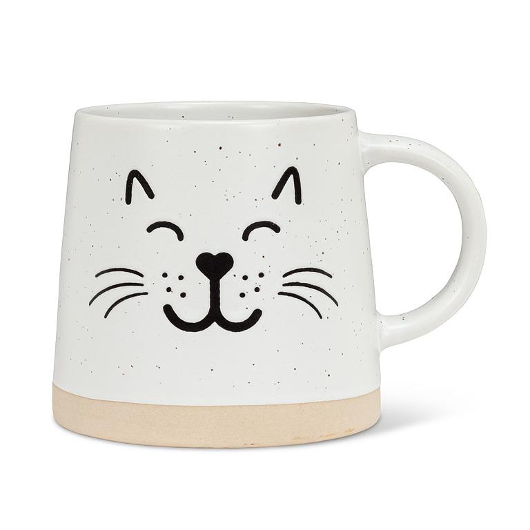 Tasse en grès à visage de chat Abbott