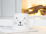 Tasse en grès à visage de chat Abbott — autre vue