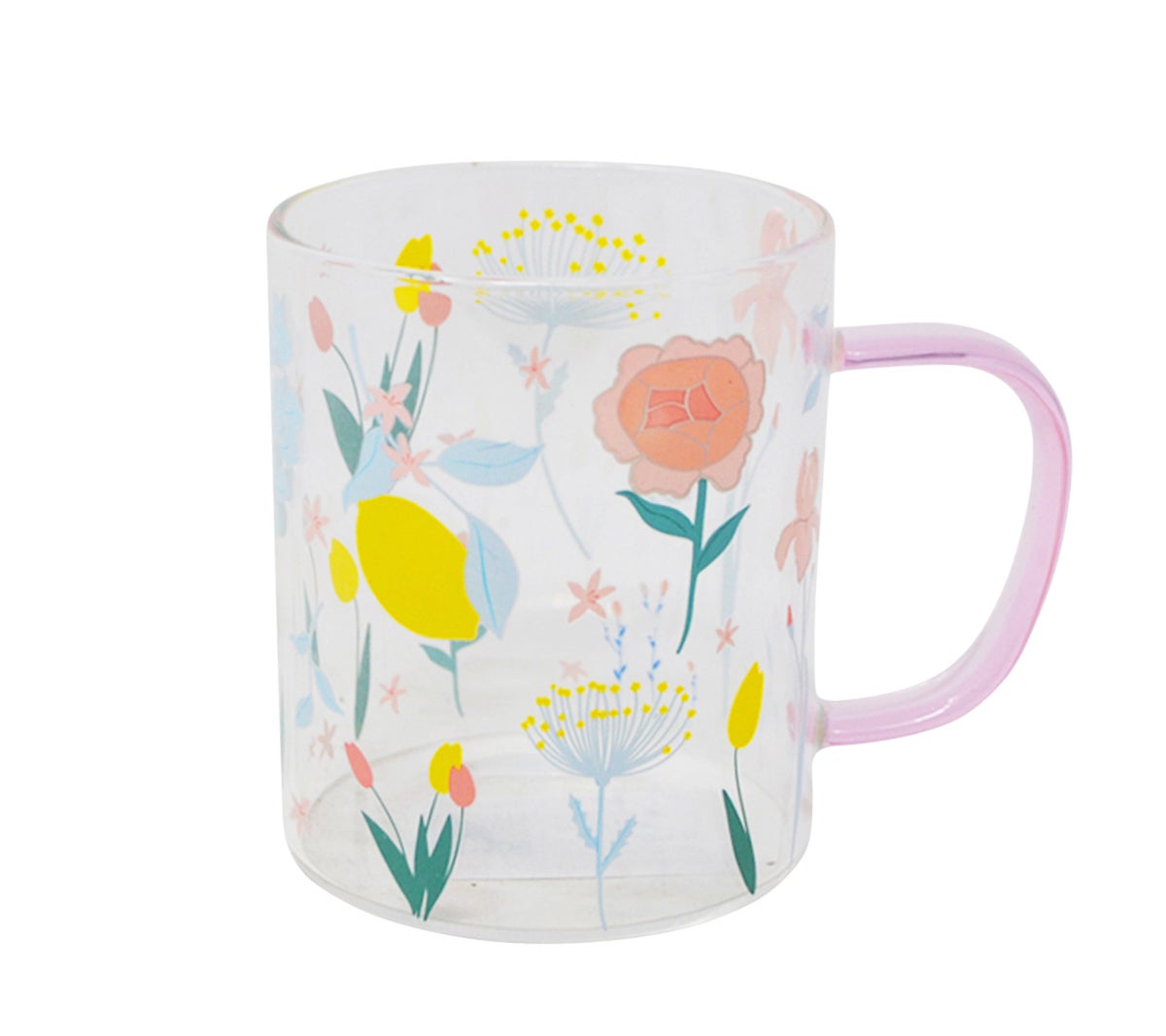 Tasse en verre Plantes aquatiques – 14 oz
