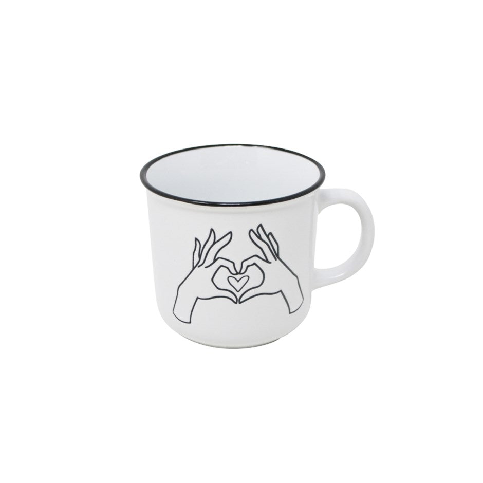 Tasse Main et cœur – 400 ml