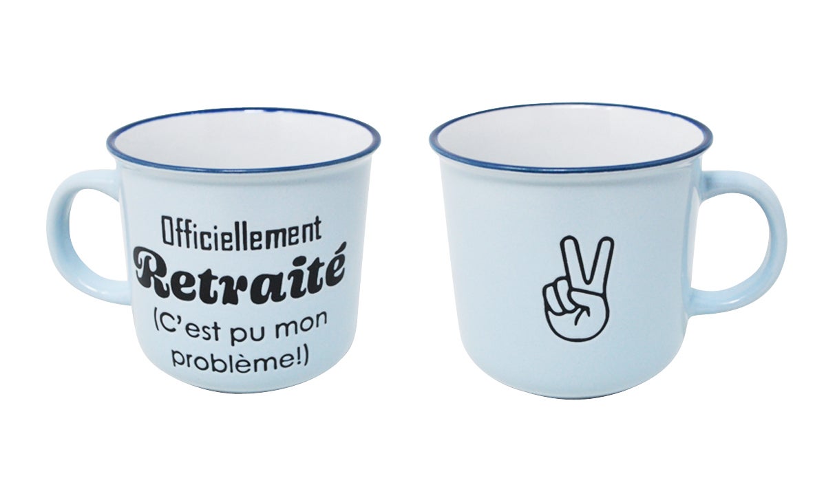 Tasse Retraité en grès – 400 ml
