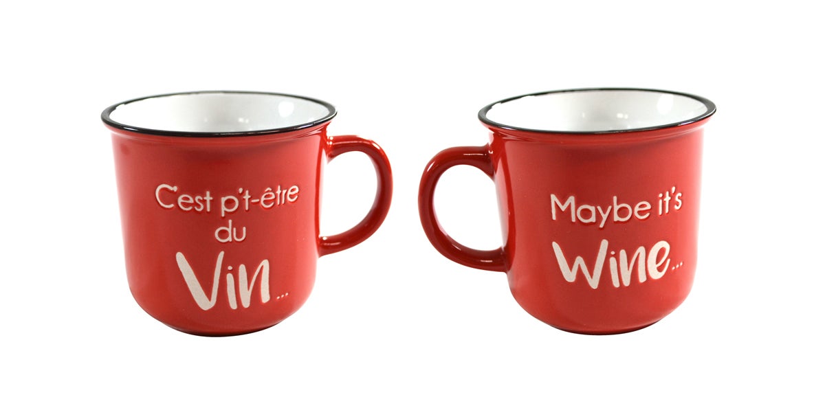Tasse vin/wine – vue du produit
