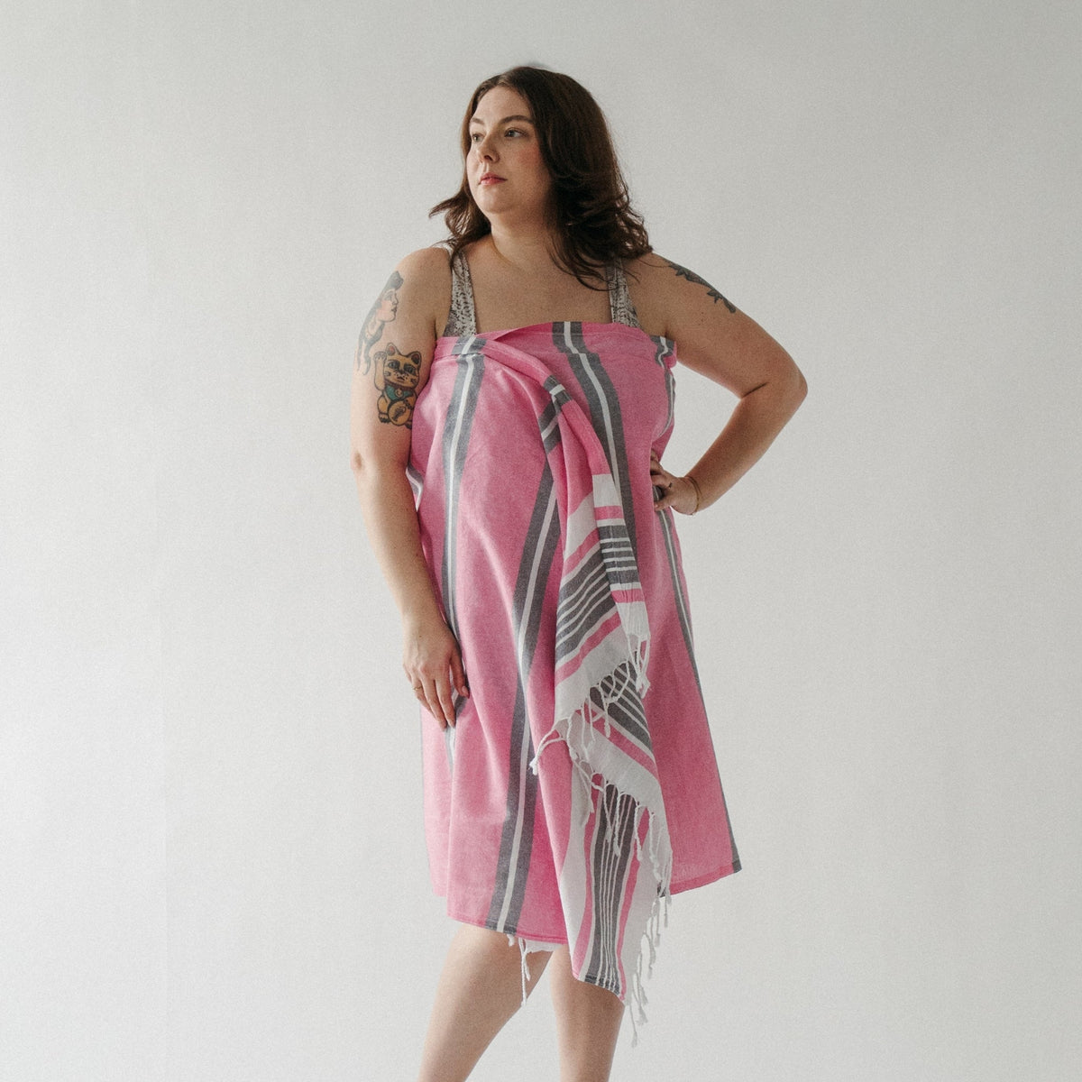 Serviette Saint-Laurent – Barbe à papa – Pokoloko