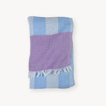 Serviette Boardwalk – Bleu et lilas – Pokoloko