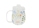 Théière Fleurettes en verre – 23 oz
